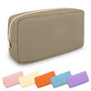 Picture of Waterproof Small Makeup Bag Pouch for Purse,Nylon Travel Toiletry Storage Bag Cute Preppy Cosmetic Bag for Women Girl,Waterproof Makeup Organizer Bag Skincare Bag Purse with Zipper(Small-Khaki)