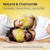 Picture of BeHoomi 30Packs Steam Eye Mask, Heated Eye Mask Warm Compress for Eyes, Self Heating Disposable Eye Masks for Home Sleep, Spa, Travel Essentials & Relaxation Gifts, Stocking Stuffers (Chamomile)