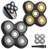 Picture of FOXSONIC 2 Universal 5 Blades Head Shaver Replacement Heads for Head Shaver, Head Shaver Replacement Blades