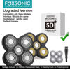 Picture of FOXSONIC 2 Universal 5 Blades Head Shaver Replacement Heads for Head Shaver, Head Shaver Replacement Blades
