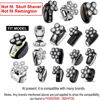 Picture of FOXSONIC 2 Universal 5 Blades Head Shaver Replacement Heads for Head Shaver, Head Shaver Replacement Blades