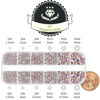 Picture of Two Packs of Flatback Rhinestones 4000 Pcs Nail Art Rhinestones Flatback Crystal AB Rhinestone with Picker Pencil and Tweezer For Nail Art and Decoration