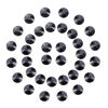 Picture of 288Pcs Black Crystal Rhinestones,Glass Flatback Rhinestones Gemstones for Nail Face Makeup Art Crafts Clothes Decoration -(SS34,7.0mm,Black)