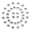 Picture of 288Pcs White Crystal Rhinestones,Glass Flatback Gemstones for Nail Face Makeup Art Crafts Clothes Bling Decoration - (SS30,6.5mm,White)