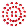 Picture of 3000Pcs Ruby Red Crystal Rhinestones,Glass Flatback Rhinestones Mini Gemstones for Nail Face Makeup Art Crafts Clothes Decoration -(SS10,2.8mm,Ruby Red)