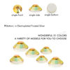 Picture of 1440Pcs Metallic Sunshine Crystal Rhinestones,Glass Flatback Rhinestones Gemstones for Nail Face Makeup Art Crafts Clothes Decoration-(SS12,Metallic Sunshine)