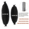 Picture of 8 Packs Pre-Separated Springy Afro Twist Hair Suitable for Damaged Soft Locs Synthetic Marley Twist Braiding Hair for Black Women (24 inch, 1B)