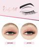Picture of Onlyall Half Eyelashes Corner Lashes Natural Lashes Half Lashes Wispy End Lashes Corner Eyelashes 3/4 Lashes 7 Pairs C18