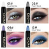 Picture of Kaely 4Pcs Cream Eyeshadow Stick Set for Eyes,Pearl White Pearl Black Vioiet Purple Royal Blue,Eye Brightener Shimmer Makeup,Waterproof Metallic Eye Shadow Highlighter Crayon Pencil,sombras para ojos