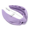 Picture of Etercycle Headband for Women, Knotted Wide Headband, Yoga Hair Band Fashion Elastic Hair Accessories for Women (Purple)