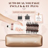 Picture of Travel Blow Dryer Brush in one, Dual Voltage Mini Hot Air Brush, Hair Trends Nano Titanium 2 Inch One Step Hair Dryer and Styler Volumizer Oval Shape