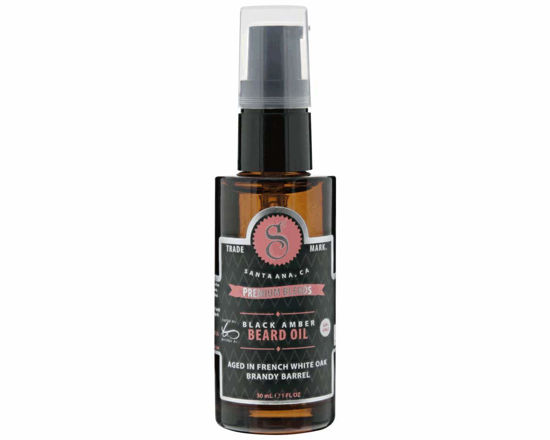 Picture of Suavecito Premium Blends Beard Oil - Leave-In Beard Conditioner For Softening Hair, Hydrating Skin, Eliminating Beard Dandruff, Healthy Beard Growth - Black Amber Fragrance - 1 oz
