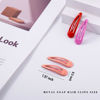 Picture of Cptots 20 PCS Metal Snap Hair Clips Water Drop No Slip Hair Barrettes for Women Small Hair Clips For Thick And Thin Fine Hair,Red Gradient Pink Rose Red,1.97 x 0.5 Inches.