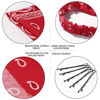 Picture of 6 Pack Hair Scarf Headband for Women - Elastic Hair Kerchief Large Boho Triangle Bandana Head Scarf with Clips Non Slip Paisley Print Headbands Hair Scarves for Teen Girls