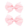 Picture of YanJie Valentine's Day Hair Bow Clips Red Pink Bowknot Hair Barrettes Hair Bowknot Ribbon Alligator Pink Love Heart Pattern Hairgrips Clips