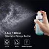 Picture of Cosywell Spray Bottle for Hair TSA Approved 3.4oz 100ml 3 Pack Leak Proof Travel Spray Bottle Empty Refillable Small Spray Bottles for Perfume Essential Oils Toners Rose Water Cosmetics (3Green)