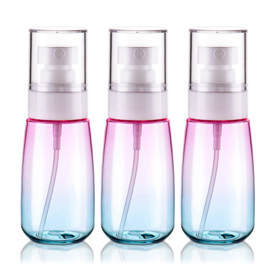 Picture of Cosywell Fine Mist Spray Bottles TSA Approved 2oz 60ml 3 Pack Leak Proof Travel Spray Bottle Empty Small Spray Bottles for Perfume Essential Oils Toners Rose Water Cosmetics (3Gradient Pink Blue)