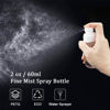 Picture of Cosywell Travel Spray Bottle TSA Approved 2oz 60ml 3 Pack Leak Proof Fine Mist Spray Bottles Empty Plastic Refillable Spray Bottle for Perfume Essential Oils Toners Rose Water Cosmetics(3Clear)