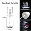 Picture of Cosywell Travel Spray Bottle TSA Approved 2oz 60ml 3 Pack Leak Proof Fine Mist Spray Bottles Empty Plastic Refillable Spray Bottle for Perfume Essential Oils Toners Rose Water Cosmetics(3Clear)