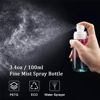 Picture of Cosywell Travel Spray Bottle TSA Approved 3.4oz 100ml 3 Pack Leak Proof Fine Mist Spray Bottles Empty Plastic Refillable Spray Bottle for Perfume Essential Oils Toners Rose Water Cosmetics (3color)