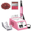 Picture of Jiasheng Electric Nail Drill, 30000rpm Professional Nail Drill Machine, Compact Electrical Nail File Kit for Acrylic Gel Nails Efile Drill for Manicure and Pedicure Salon Use