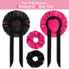 Picture of 2+2 Satin Bonnets with Scrunchies for Kids, Cute Hair Bonnets for Girls Sleeping Curly Hair, F