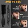 Picture of Beard Pencil Filler For Men, 4 Tip Facial Hair Pen Kit With Brush - Mustache Repair & Shaping Tool, Enhances Hair (BROWN)