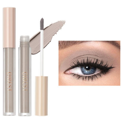 Picture of ONarisae Liquid Eyeshadow Matte Long Lasting High Pigment Eye shadow Gel Eye Makeup (Matte Gray)