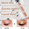 Picture of ONarisae Liquid Eyeshadow Shimmer Long Lasting Effect Shiny Pigment Eyeshadow Glow Glitter Makeup (Brown)