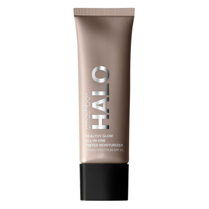 Picture of Smashbox Halo Healthy Glow All-In-One Tinted Moisturizer SPF 25 | Light to Medium Coverage| Hyaluronic Acid, Oil free + Anti Humidity, 0.4 Fl Oz, Tan
