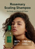 Picture of AROMATICA Rosemary Scalp Scaling Shampoo (2pack) 13.53 oz / 400 ml - Vegan Shampoo with Food-graded Rosemary Essential Oil