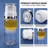 Picture of Cosywell Airless Pump Jars 3.4oz/100ml 4 Pack Pump Bottle Dispenser Empty Moisturizer airless Pump Bottles Cosmetic Pump Container Travel Pump Bottles for Toiletries Shampoo Lotion and Cream Clear