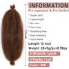 Picture of Pre-Separated Springy Afro Twist Hair 12 Inch 3 Packs Pre Fluffed Spring Twist For Distressed Soft Locs Honey Brown Afro Twist Hair Natural Marley Twist Braiding Hair Extensions (12 Inch 3Pcs, 30#)