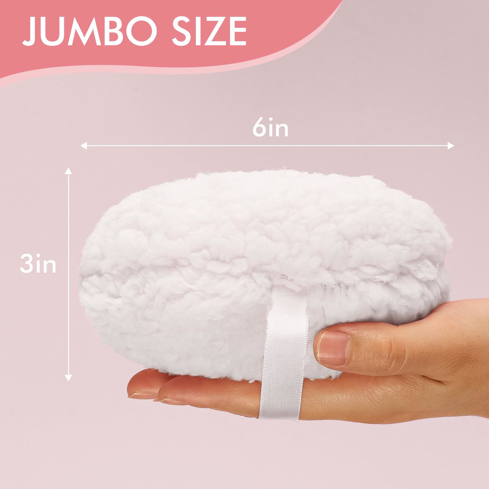 GetUSCart- WSYUB Powder Puff, 6 Inch Extra-Large Powder Puff for Body ...