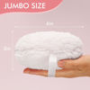 Picture of WSYUB Powder Puff, 6 Inch Extra-Large Powder Puff for Body Powder, Body Powder Puff, White