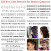 Picture of Lucomb 220 Pcs Silver Hair Jewelry for Braids, Loc Jewelry for Hair Dreadlock, Hair Charms for Women, Metal Silver Braids Rings Cuffs Clips for Dreadlock Accessories Hair Braids Jewelry Decorations