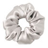 Picture of LilySilk Brand 100% Mulberry Silk Hair Scrunchie, Bright Coffee, No Damage, Elastic Silk Ponytail Holder, 1 Count, Suitable for All Hair Styles and Lengths