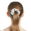 Picture of LilySilk Brand 100% Mulberry Silk Hair Scrunchie, Bright Coffee, No Damage, Elastic Silk Ponytail Holder, 1 Count, Suitable for All Hair Styles and Lengths