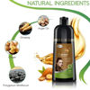 Picture of Joyful Young Natural Hair Dye Shampoo 3 IN 1, Hair Color for Gray Hair Coverage, Hair Coloring Shampoo for Women, Color Shampoo Beard Dye for Men, Vegan Ammonia Free Hair Shampoo (Light Brown)