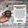 Picture of Live Bearded Beard Butter, 3 fl oz - Made in the USA - All-Natural Leave-in Conditioner and Softener with Shea | Tombstone Scent - Sweet Tobacco, Cedar