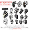 Picture of FOXSONIC 8 Blades Head Shaver Replacement Heads 8 Heads for Many Main Brands Electric Shaver Razor Bald Men Head Shaver Blades