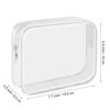 Picture of Lermende Clear Toiletry Bag TSA Approved Travel Carry On Airport Airline Compliant Bag Quart Sized 3-1-1 Kit Luggage Pouch(No-S-2Grey)