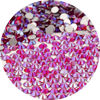 Picture of NCB Nancybeads 2000pcs Flatback Round Glass Nail Art Rhinestones Crystal for DIY Making Accessories Shoes, Clothes, Face Art, Bags, Manicure (Siam AB, SS10 2000pcs)