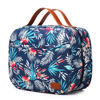 Picture of Bosidu Hanging Travel Toiletry Bag,Large Capacity Cosmetic Travel Toiletry Organizer for Women with 4 Compartments & 1 Sturdy Hook,Perfect for Travel/Daily Use/Christmas