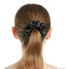 Picture of LilySilk 100% Mulberry Silk Hair Tie, 1Pc, Black - Prevents Frizz & Breakage, No Damage, Soft, Breathable, Suitable for All Hair Types & Styles, Various Occasions
