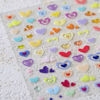 Picture of 5D Embossed Colorful Heart Nail Art Stickers Valentine's Day Nail Decals Self Adhesive Love Nail Stickers for Nail Art Charm Nail Design for Women Nail Supplies Nail Art Decorations Accessories