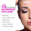 Picture of Ruby Kisses Pencil Eyeliner, Retractable Eyeliner, Waterproof, Smudge-Proof Eye Makeup, High Pigmented, 24H Long Lasting Eyepencil (White Out)
