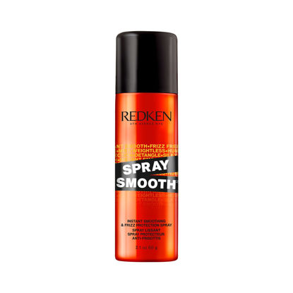 Picture of Redken Spray Smooth Anti Frizz Hair Spray | Frizz Control and Heat Protection | Instant Smoother | With Citric Acid | Paraben, Sulfate & Silicone-Free| 2 Oz