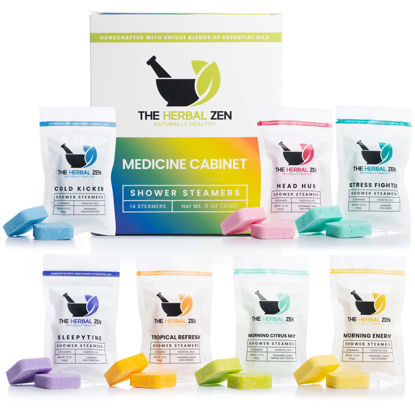 Picture of Shower Steamers Aromatherapy Variety Pack - Shower Bombs Made in the USA - Aromatherapy Bath Gifts for Women - Shower Steamers for Women - Shower Tablets Christmas Gift Stocking Stuffer