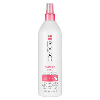 Picture of Biolage Styling Finishing Spritz Non-Aerosol Hairspray | Texturizing Hairspray That Locks Style In Place | Firm Hold | For All Hair Types | Paraben-Free | Vegan | 16.9 Fl. Oz